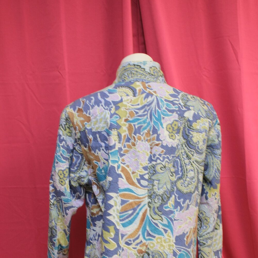#558B Chico's Cool-Toned Zip-Up Jacket Size 3 (16) - Picture 5 of 11